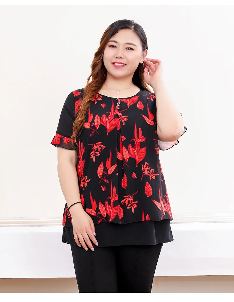 TUHAO, женская блузка, лето, подиум, размера плюс 10XL 8XL, элегантная, официальный, деловой стиль, для мамы, высокое качество, блузки, рубашки MS05