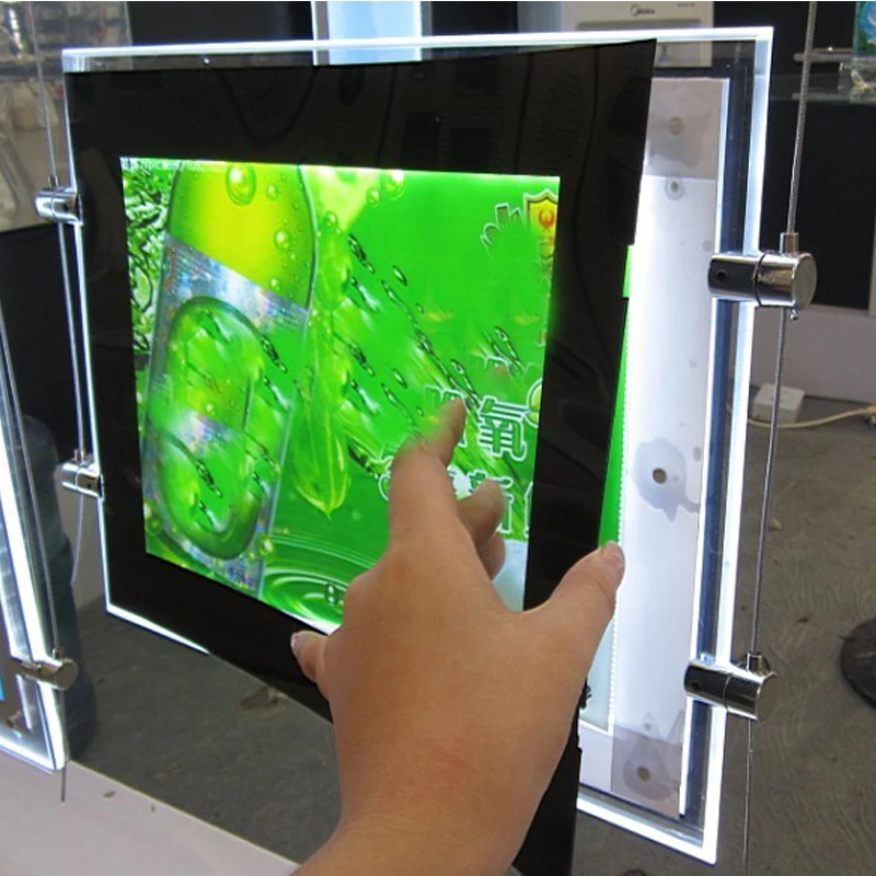 

(1unit/Column) A4 Single Sided Magnetic Front Panel LED Window Display Light Panel,Backlit & Edge-Lit LED Light Boxes