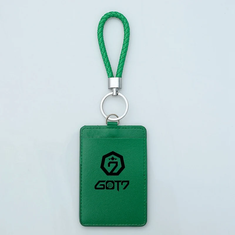 KPOP GOT7 Badge Business Bus Pass Card Set ID Card Holder Case Cover Stationery Set Office Supplies Students Gifts