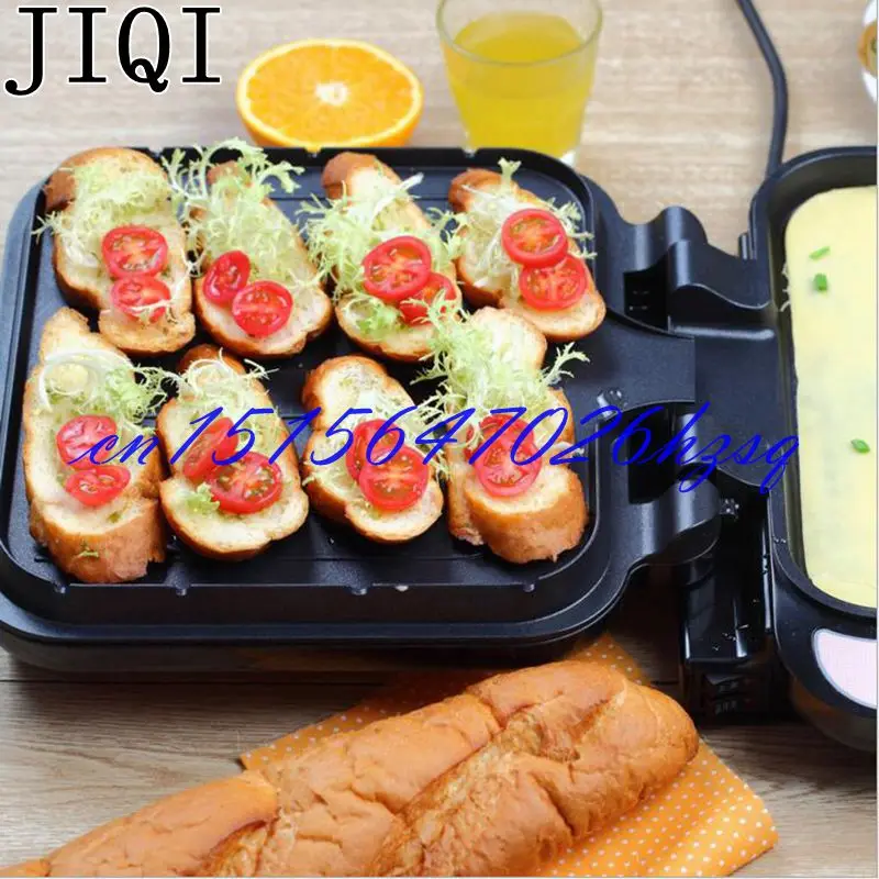 JIQI 1300 Вт бытовая электрическая сковородка многофункциональная двойная