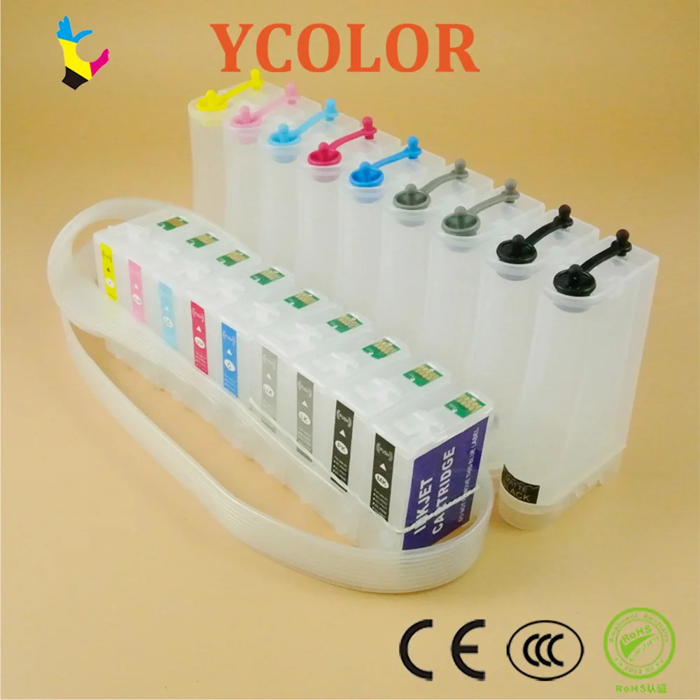 

SC- P600 Bulk ink system for Epson SureColor P600 R3000 printer CISS continuous ink supply system with auto reset chips