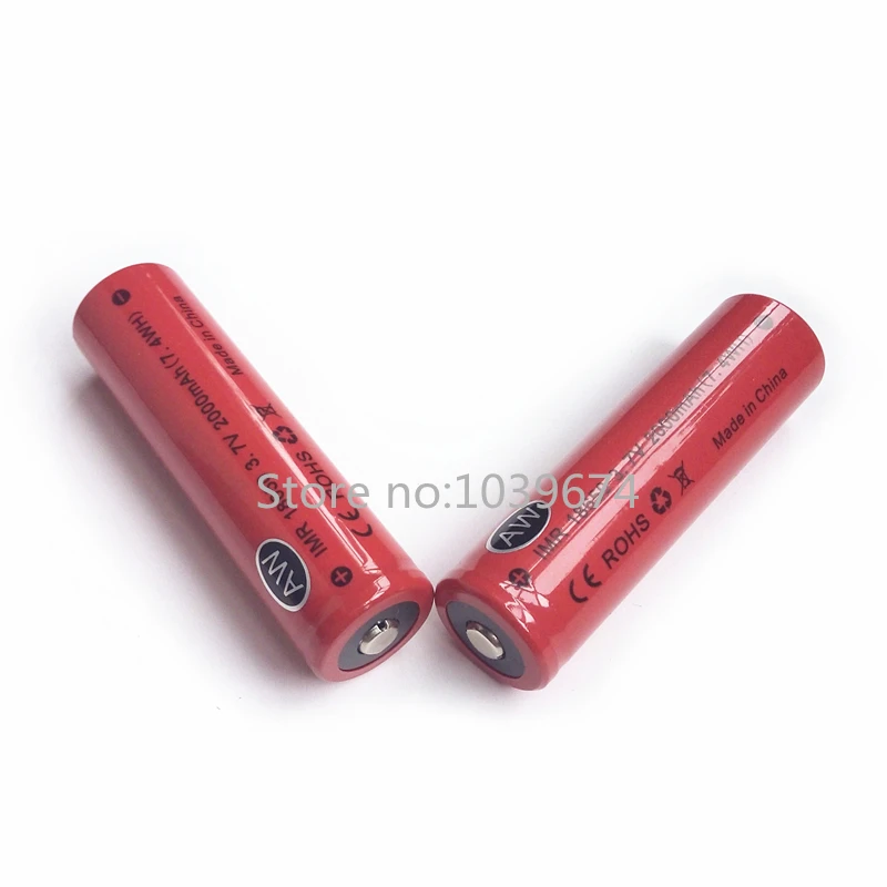 Бесплатная DHL для высокая утечка IMR 18650 2000mah 3 7 V 7.4WH заряжаемый литий ионные