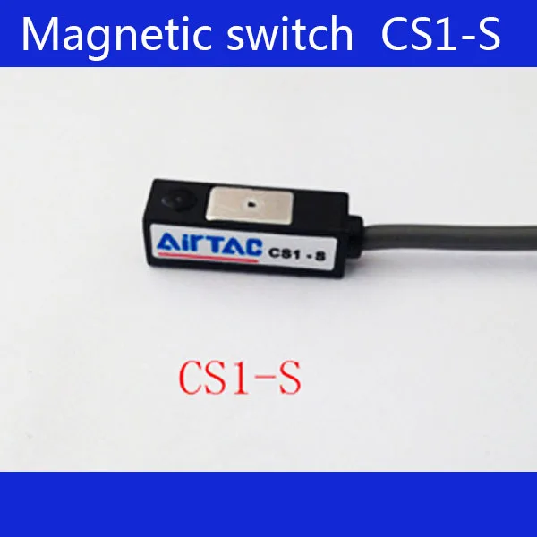 

2pcs CS1-S Red LED Pneumatic Cylinder Magnetic Sensor Reed Switch ,DC AC 5V - 120V