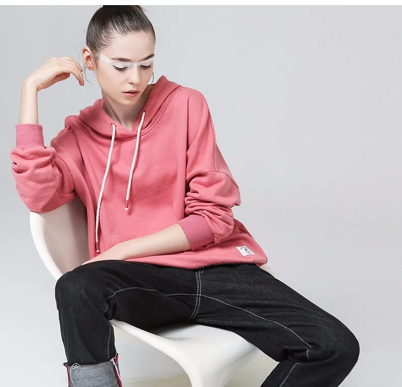Toyouth Кофты Весной Новые Женщины Вышивка С Длинным Рукавом Случайные Свободные Пуловеры Толстовки Толстовка