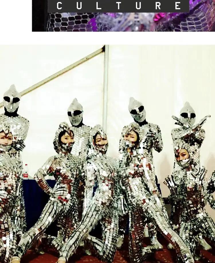 New! Mirror Costume Women Men Stage Costume ds Party Festival Outfit Performance Nightclub Jumpsuit GoGo Dance Costume VDB669