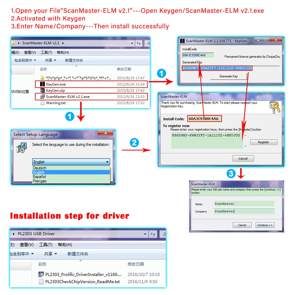 ELM327 V1.5 USB версия с PIC18F25K80 чип PL2303 Драйвер IC OBDII OBD2 Диагностический сканер ELM327 автоматический считыватель кодов