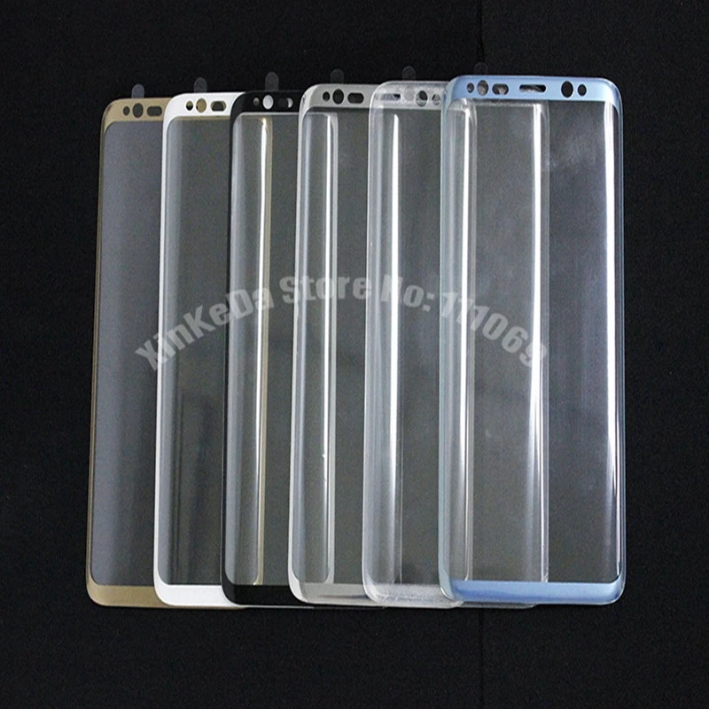 100 шт. DHL 9H 0 26 мм 3D полное покрытие закаленное стекло Защита экрана для Samsung Galaxy S8 /