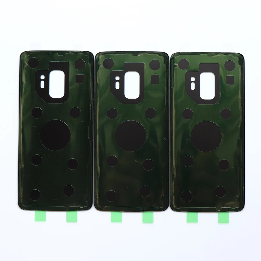 10 шт./лот, стеклянный материал, чехол на заднюю батарейку для samsung Galaxy S9, G960, S9 Plus, G965F, Задняя стеклянная крышка корпуса+ клей