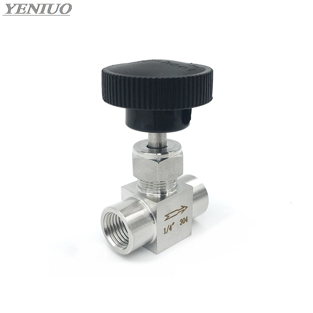 SS 304 клапан из нержавеющей стали 1/8 "1/4" 3/8 "1/2" BSP равный женский регулятор