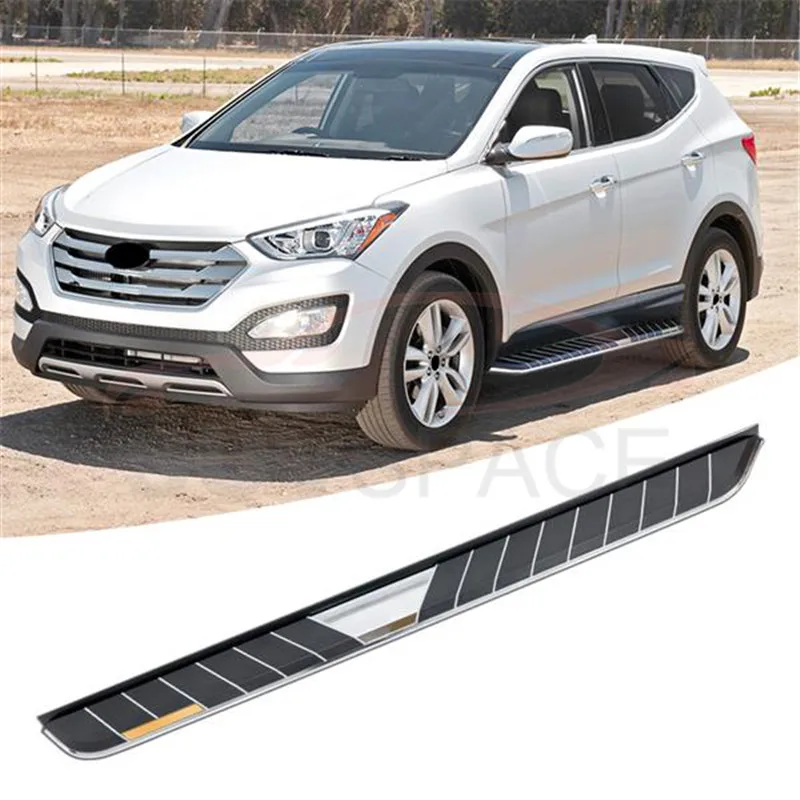 Алюминиевый стиль боковой Шаг подходит для hyundai Santa Fe подножка Nerf Bar 2013