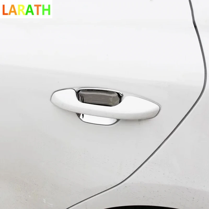Новинка накладка на дверную ручку для Kia Rio 4 KX хромированная чаша из АБС пластика