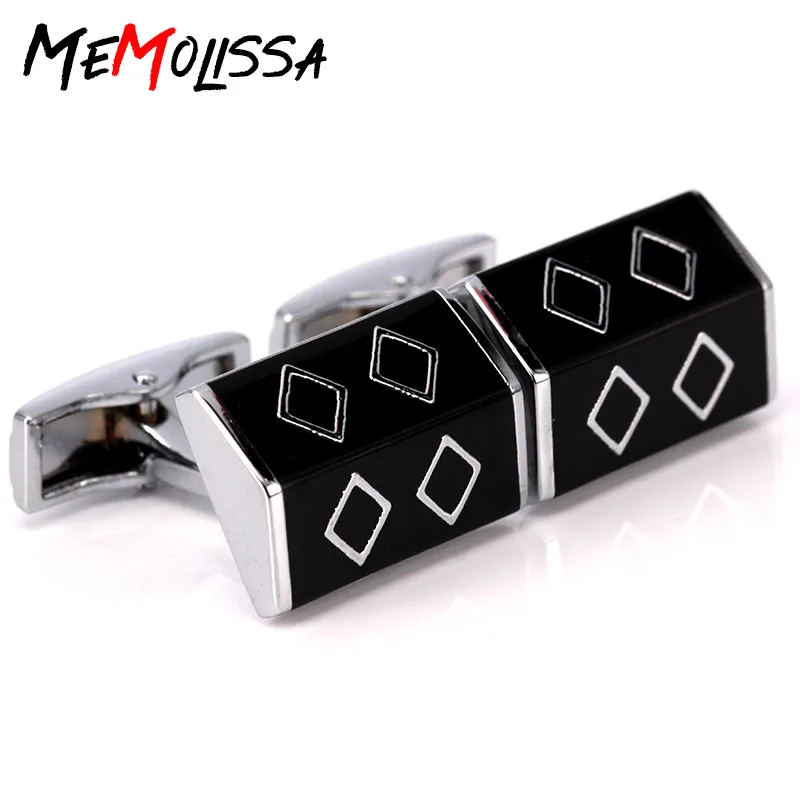 

MeMolissa Luxury Shirt Cufflinks for Men's Brand Cuff Buttons Silvery Gemelos High Quality Wedding Abotoaduras Jewelry Gifts