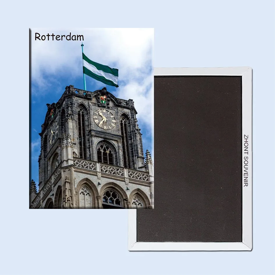 78*54 мм путешествия магниты на холодильник 21426 Laurenskerk_Rotterdam туристических магнитов