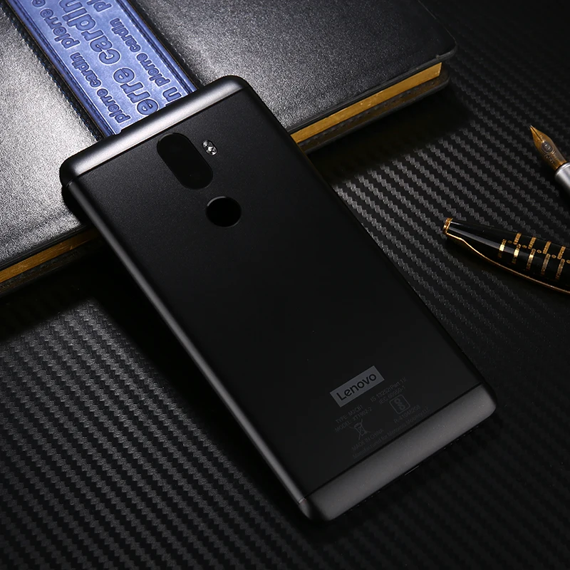 Original Cover Case for Lenovo K8 Plus Metal Back Battery Housing Replacement Parts Power Volume Buttons + Camera Lens | Мобильные
