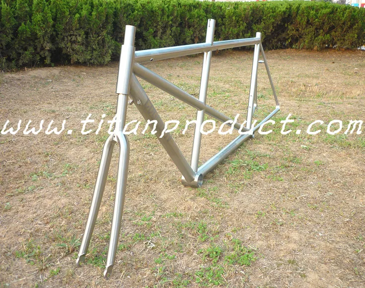 Gr.9 бесшовная труба Ti Road Tandem велосипедная Рама | Спорт и развлечения