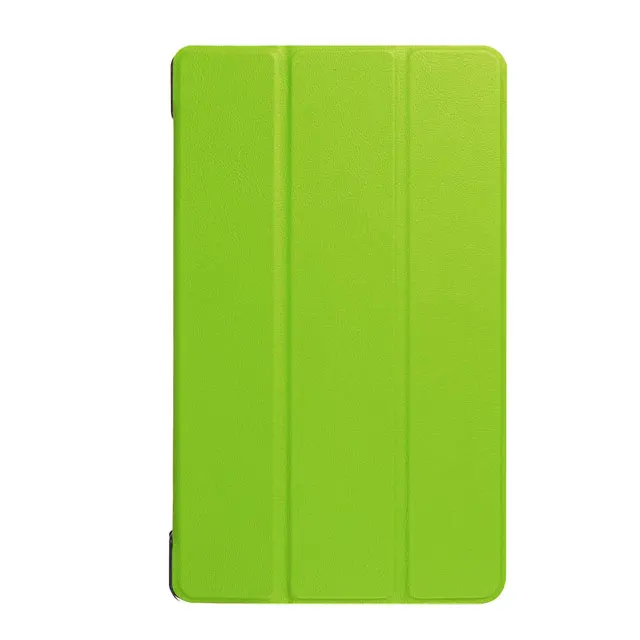 Чехол для lenovo Tab 4, 8, TB-8504F, TB-8504N, тонкий складной флип-чехол, подставка из искусственной кожи чехол для lenovo Tab 4, 8, 8504, чехол для планшета - Цвет: Green