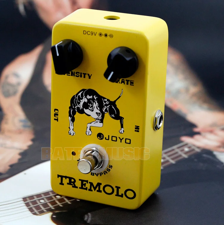 Педаль для гитарных эффектов JOYO Tremolo электрические басовые динамические