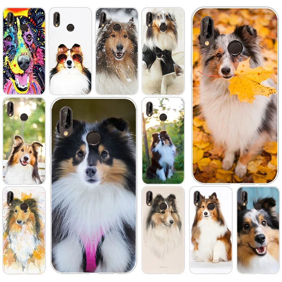 165AQ sheltie Soft Silicone Tpu Cover Case for huawei Nova 3 3i p smart | Мобильные телефоны и аксессуары
