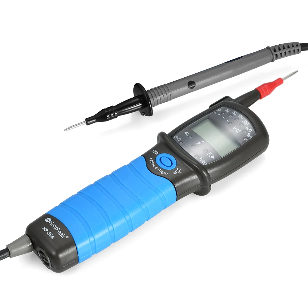 

Цифровой ЖК-дисплей HoldPeak, тестер напряжения переменного/постоянного тока, Бесконтактный детектор автоматического диапазона, тест на непре...