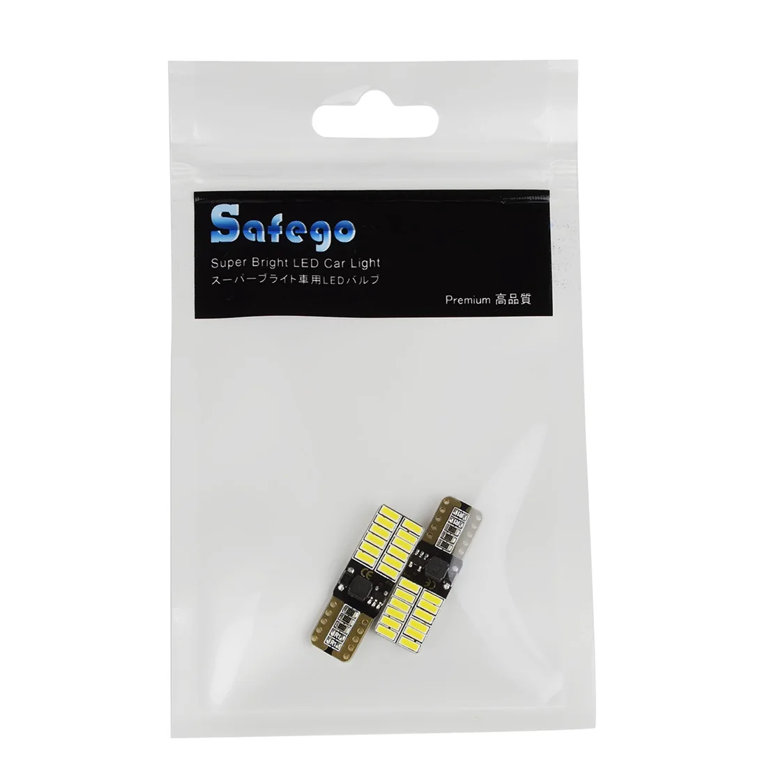 Safego 10 шт. W5W светодиодный Canbus 194 168 T10 лампочки 4014 24 SMD автомобильный Interiror для чтения