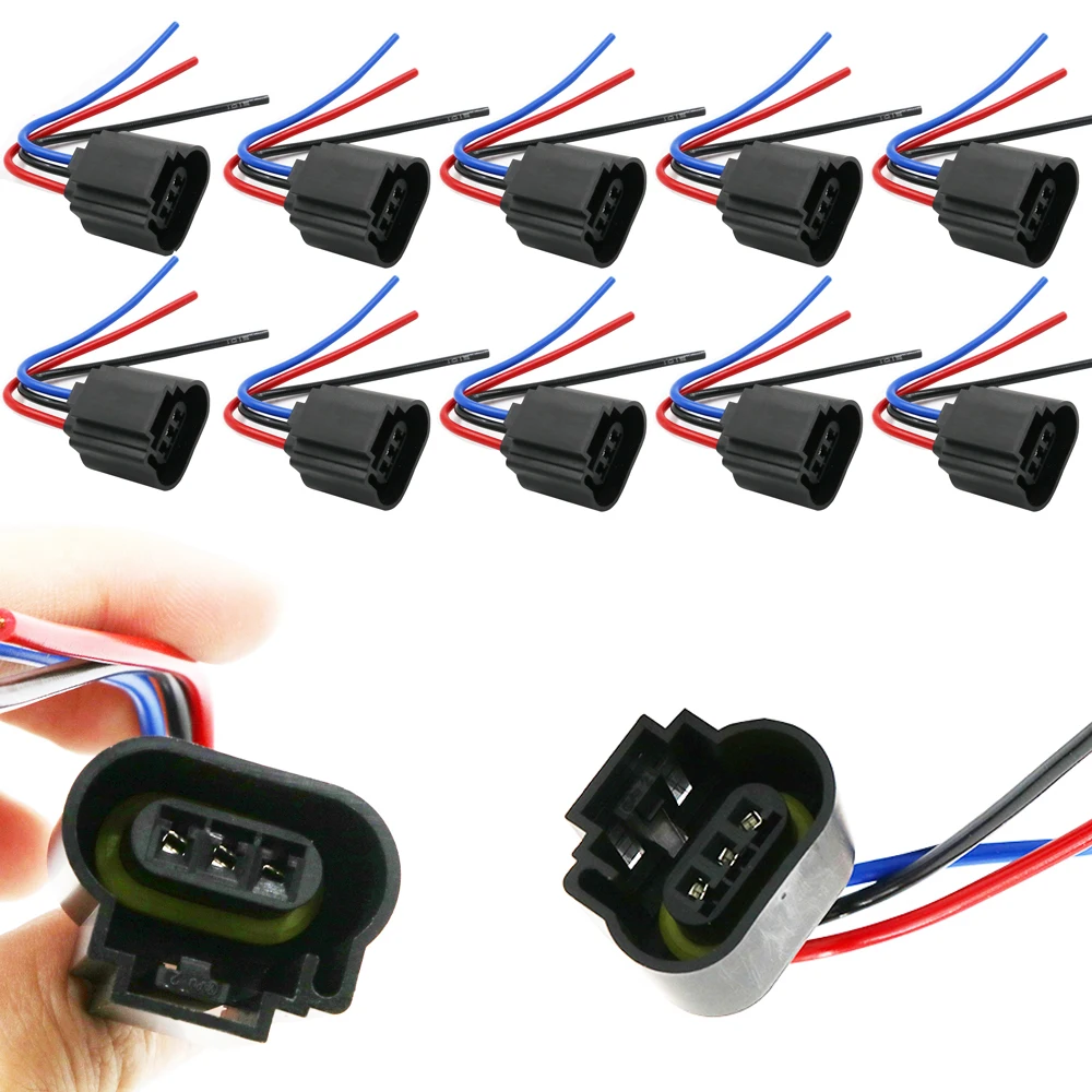 

YSY 30 шт. горячая Распродажа 9008 H13 гнездо адаптера H13 держатель лампы, H13 автомобильный разъем, Женский Разъем h13