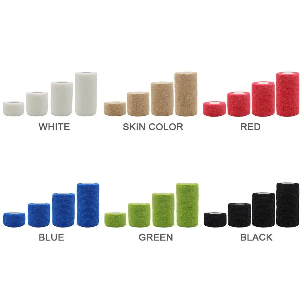 Спортивная защита эластичный бандаж цветной нетканый материал самоклеющийся