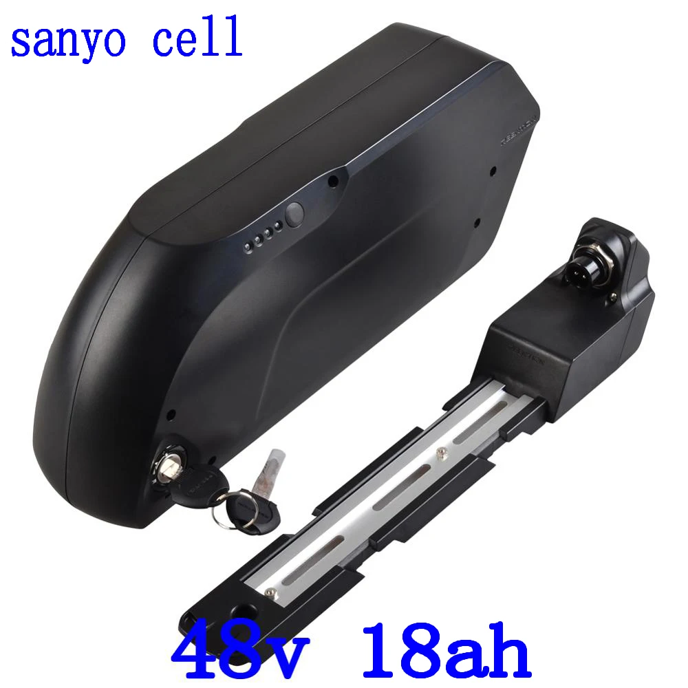 

48V 18AH lithium battery 500W 750W 1000W 48V 17AH 17.5AH 14AH 13AH 10AH Electric Bike Battery use sanyo 18650 cell Free Duty