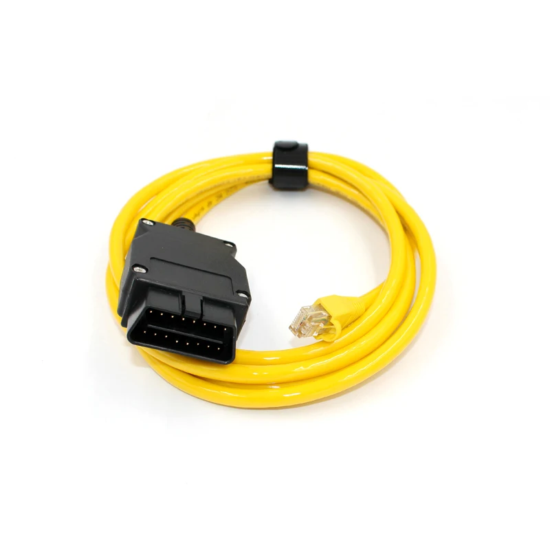 С компакт диске программное обеспечение новые Ethernet to OBD для BMW серии F кабель ENET E SYS
