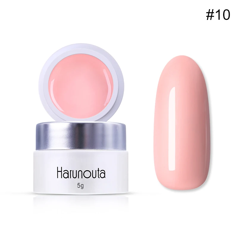 Nude10 Harunouta 5 мл; Гель-лак для Ногтей Красочная живопись гель лак для ногтей легко использовать Отмачивание УФ светодиодный лаковое гелевое покрытие для ногтей лак - Цвет: Nude10