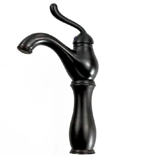 

Luxury Oil Rubbed Bronze Single Handle Bathroom Vessel Sink Basin Faucet Mixer Taps anf013