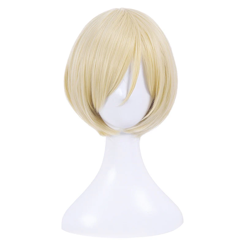 L email Новый парик YURI! На льду парики для косплея Юри Katsuki Victor Nikiforov Yuri Plisetsky короткие