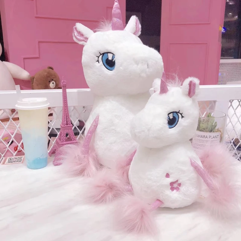 1 шт. 35 см/60 см Мягкие Детские Куклы Kawaii Мультяшные вишневые единороги плюшевые