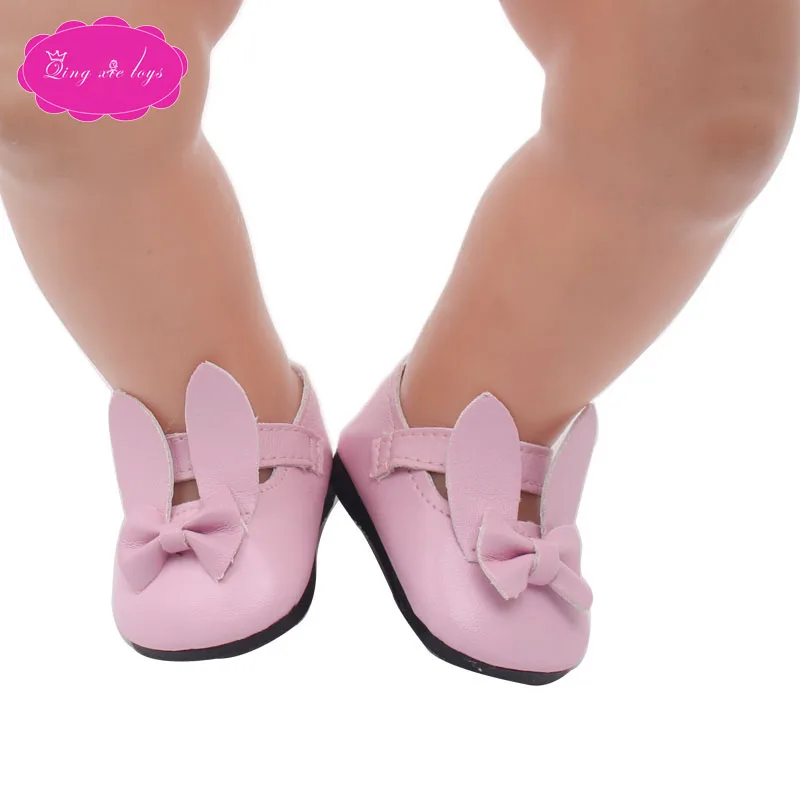 Куклы розовое платье принцессы обувь подходит 43 см baby doll и американский 18 дюймов девушки кукла обувь аксессуары g5-g66