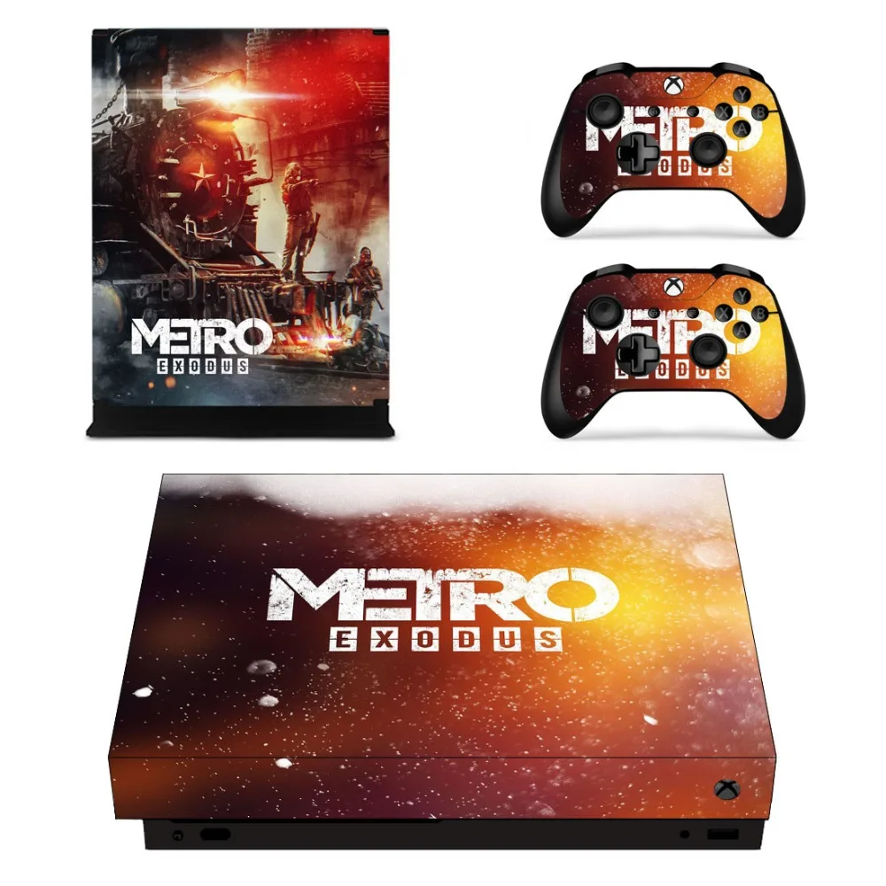 Игра Metro Exodus кожи Стикеры наклейка для Microsoft Xbox One X Slim консоли и контроллер