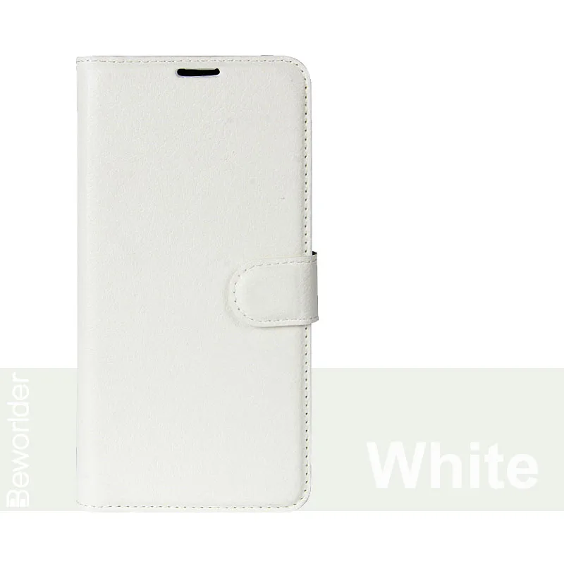 Чехол-книжка beworld для Xiaomi Redmi 4X с подставкой и отделениями для карт, чехол для Xiaomi Redmi Note 4X, чехол для Redmi Note 4 из искусственной кожи чехол - Цвет: Белый