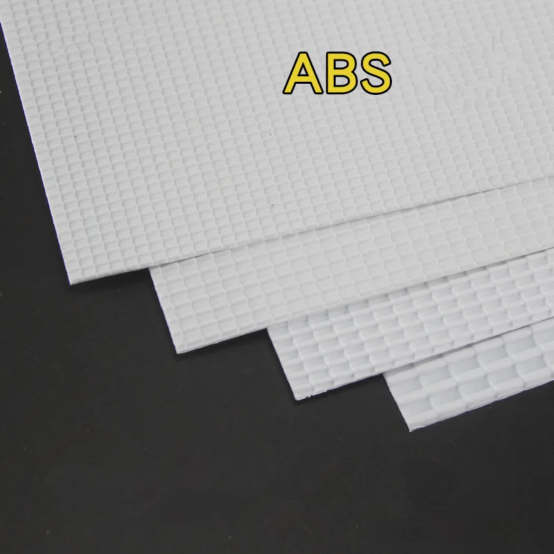 A3 Размер ABS имитация плитки DIY Строительная модель крыши пластина|Наборы для
