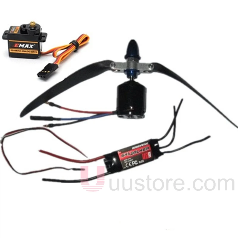 RC Skywalker X8 комплект с фиксированным крылом 12x8 складной пропеллер + мотор AX2820C 60A ESC 2