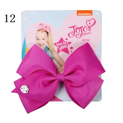 picture color " фирма JOJO Bow зажим для волос для девочек Дети ручной Сива девичий аксессуар для волос 35 цветов заколки-бантики аксессуары для волос - Цвет: picture color