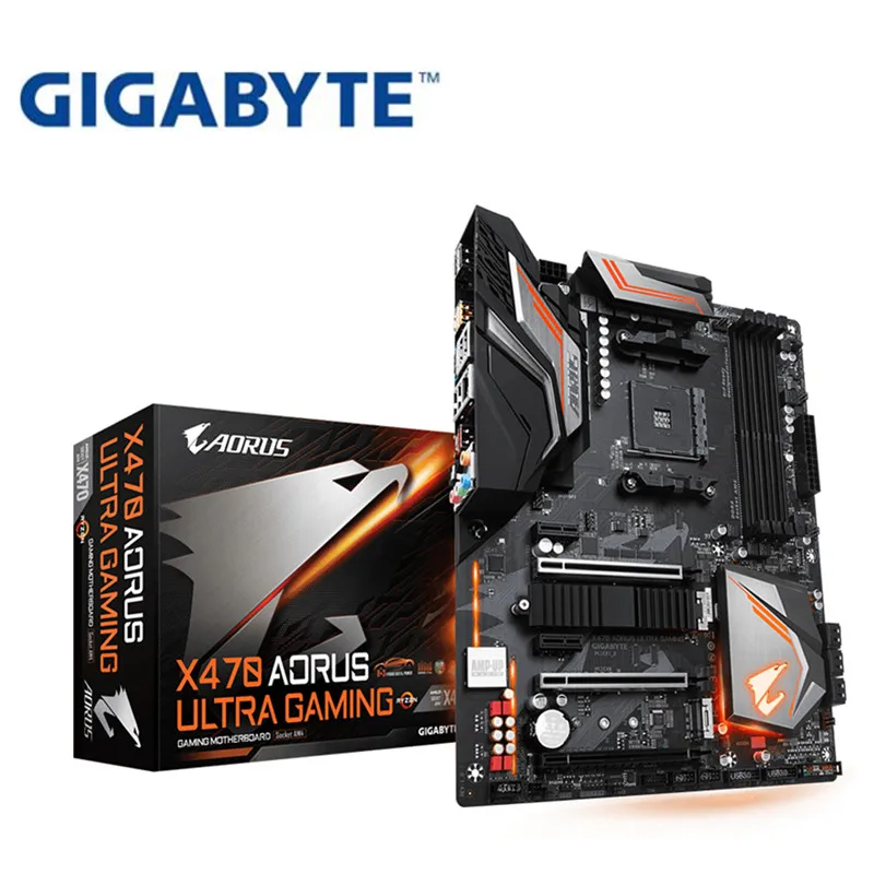 Для Gigabyte X470 AORUS ULTRA игровая оригинальная новая материнская плата AMD Socket LGA 1151 DDR4