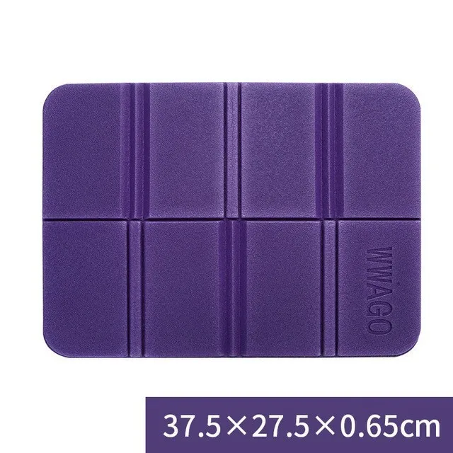 Purple 5 цветов открытый складной XPE Водонепроницаемая подкладка коврик для пикника влагозащитный Сидящая Подушка Портативный свет пенопластовый пляжный коврик туристический коврик - Цвет: Purple