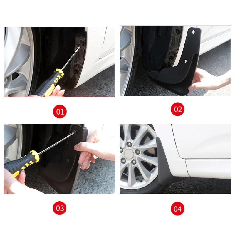 4 шт. пластиковые передние и задние брызговики Брызговики крыло для Toyota Camry 70 XV70 2018