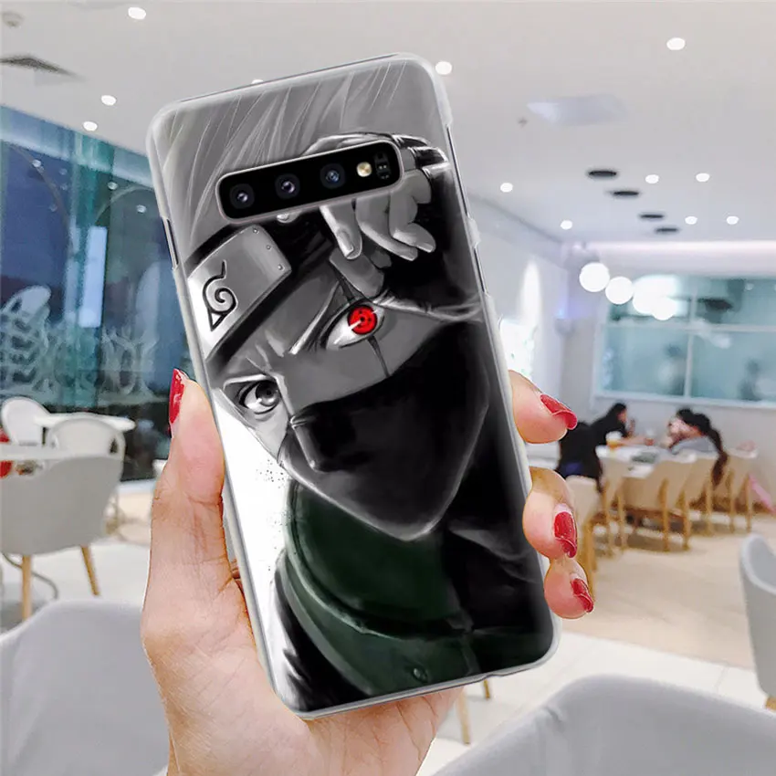 Аниме Наруто минималистичный чехол для телефона samsung Galaxy S10e S10 Plus S7 S8 S9 Plus Note 8 9 M10 M20 M30 жесткий чехол Coque