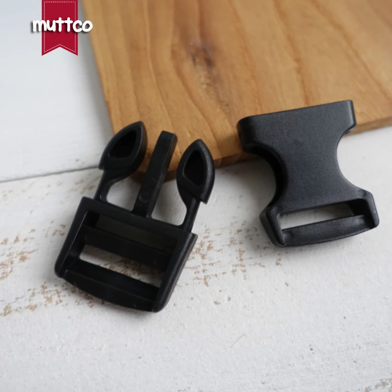 DIY Для ошейник производит черный см 2,5 см рюкзак пластиковая пряжка пластиковая Регулируемая пряжка DCK-012