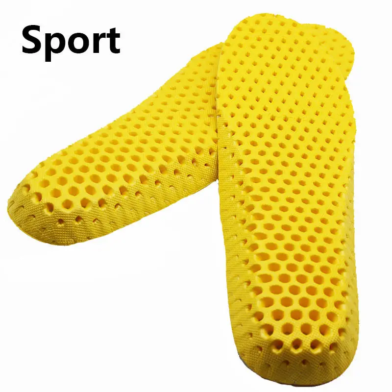 1pair Stretch Breathable Deodorant Shoe Running Cushion Height Increasing Sport Insoles Pad Insert Arch Support 35-46 Size | Обувь