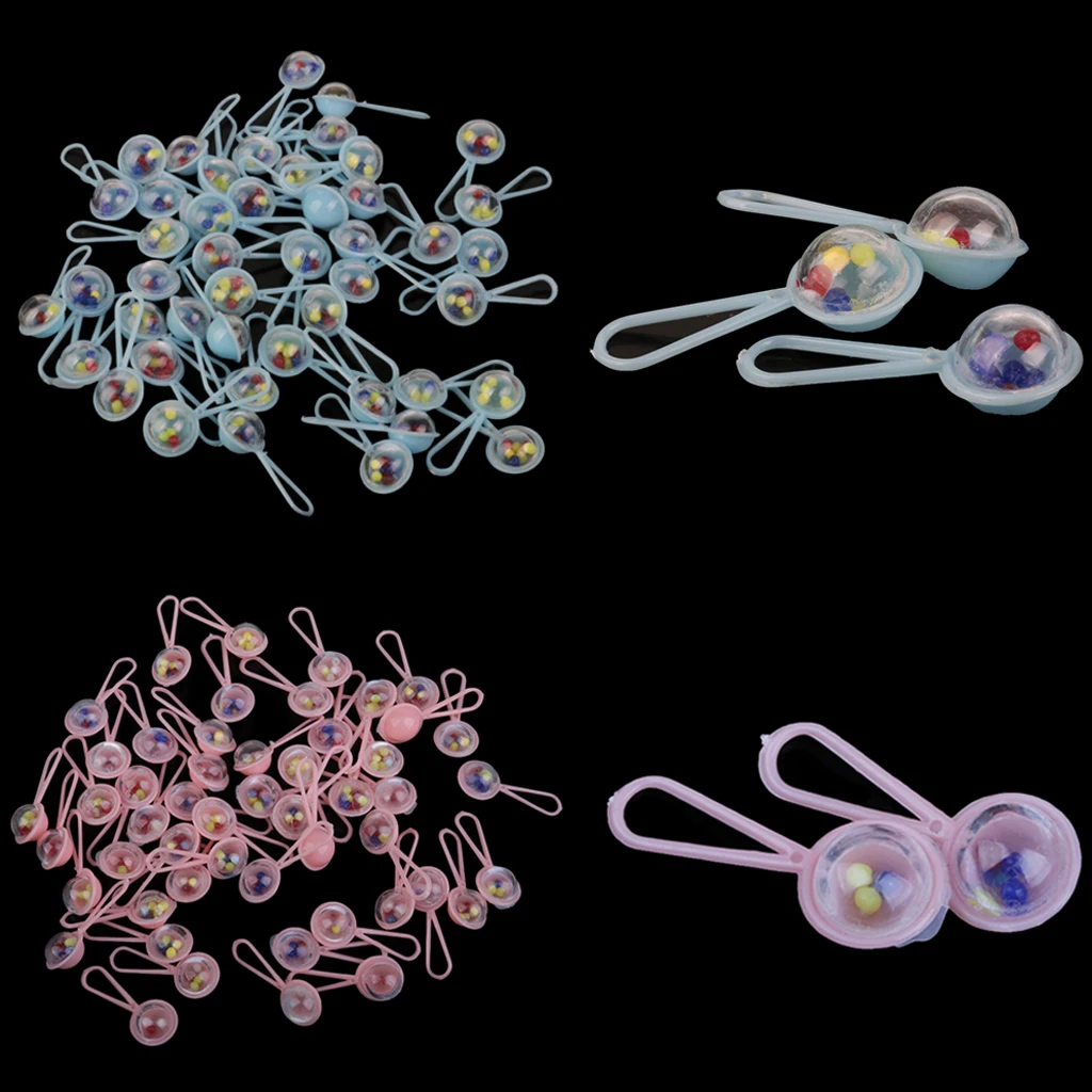 Новинка Лидер продаж 50 шт. мини погремушки для детского праздника товары