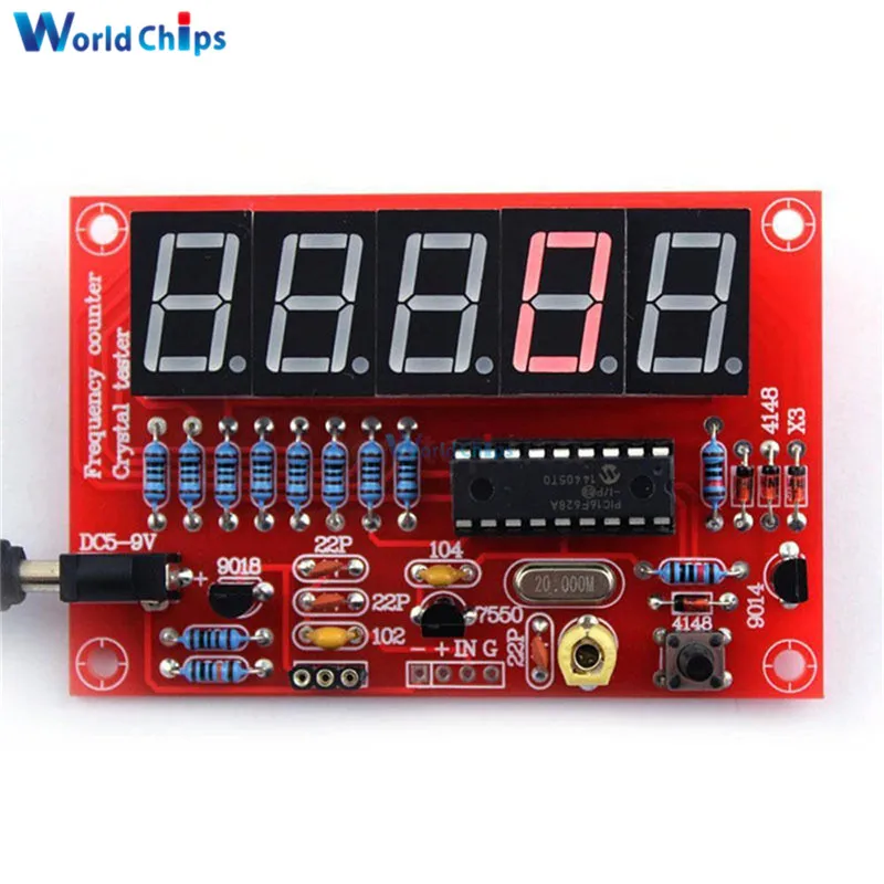 DIY Kits RF 1Hz 50MHz Crystal Oscillator Frequency Counter Meter Digital LED Tester Meter|Интегральные схемы| |