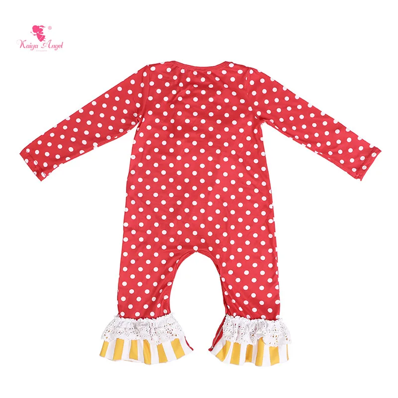 Kaiya Angel/2018 оптовая продажа с фабрики новый дизайн Детский комбинезон красной