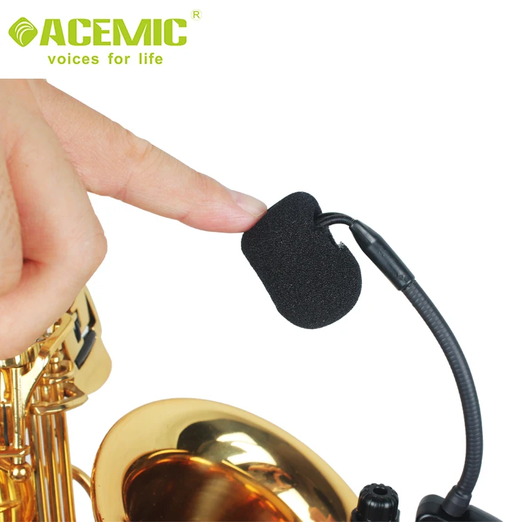 ACEMIC PR-8/ST-1 саксофон беспроводной микрофон Система музыкальный инструмент конденсаторный микрофон для саксофона труба