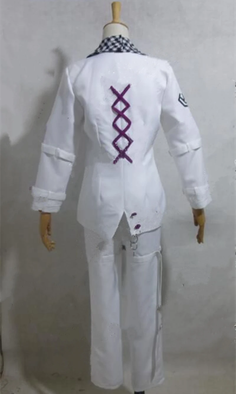 Полный комплект новый костюм для косплея Danganronpa V3 Ouma Kokichi униформа на Хэллоуин