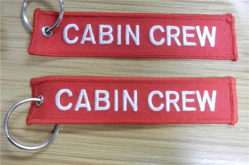 Cabin Crew Embroidered Key Tag | Автомобили и мотоциклы